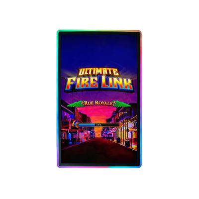 21.5'PCAPタッチスクリーンゲームモニター サイドLEDバー 3M/ELOマイクロタッチプロトコル対応