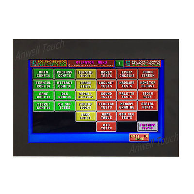23.8"オープンフレームゲームタッチモニター IRタッチスクリーン