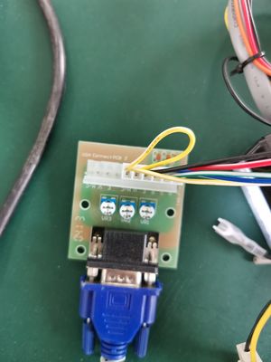 VGA RGB CGA コネクタ POG POT O ゴールド信号変換器 PCB板のスペアパーツ