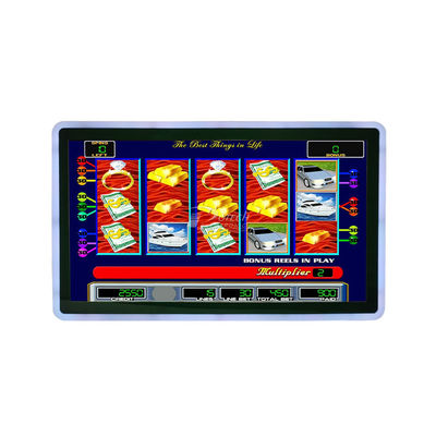 23.8インチゲーム機 PCAPタッチスクリーン ゲームモニター サイド LEDバー 黒 1920×1080 LED 16:9 Ips HD-Mi 300c