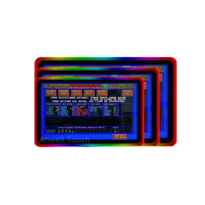 1920 x 1080 27インチ 容量タッチゲームモニター サイドエッジ LEDベゼルと高解像度