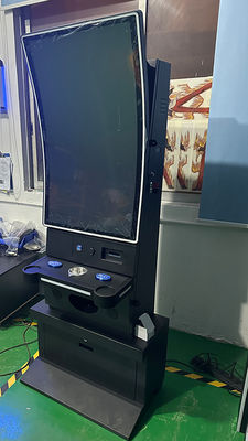 曲げた PCPA タッチ スロットマシン ベース キャビネット スキル ゲーム タッチモニター メタル 43 インチ