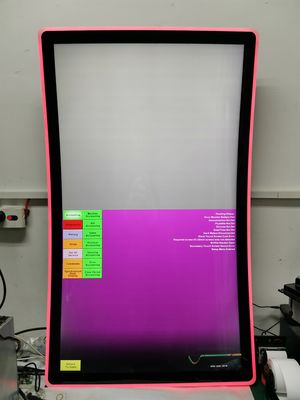 マルチタッチPCAPタッチディスプレイ 43インチ カーブドタッチスクリーン ディスプレイ 5ms 16.7M