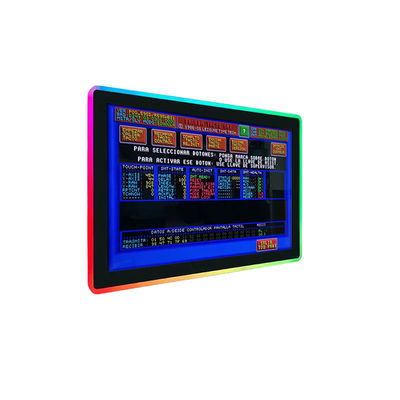工業用 サイド エッジ LED ベーゼル ゲーム 投影容量タッチスクリーン 23.8"