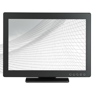 高解像度産業タッチモニター 1280 X 1024 解像度 RS232 / USBタッチ信号入力と 5ms 応答時間